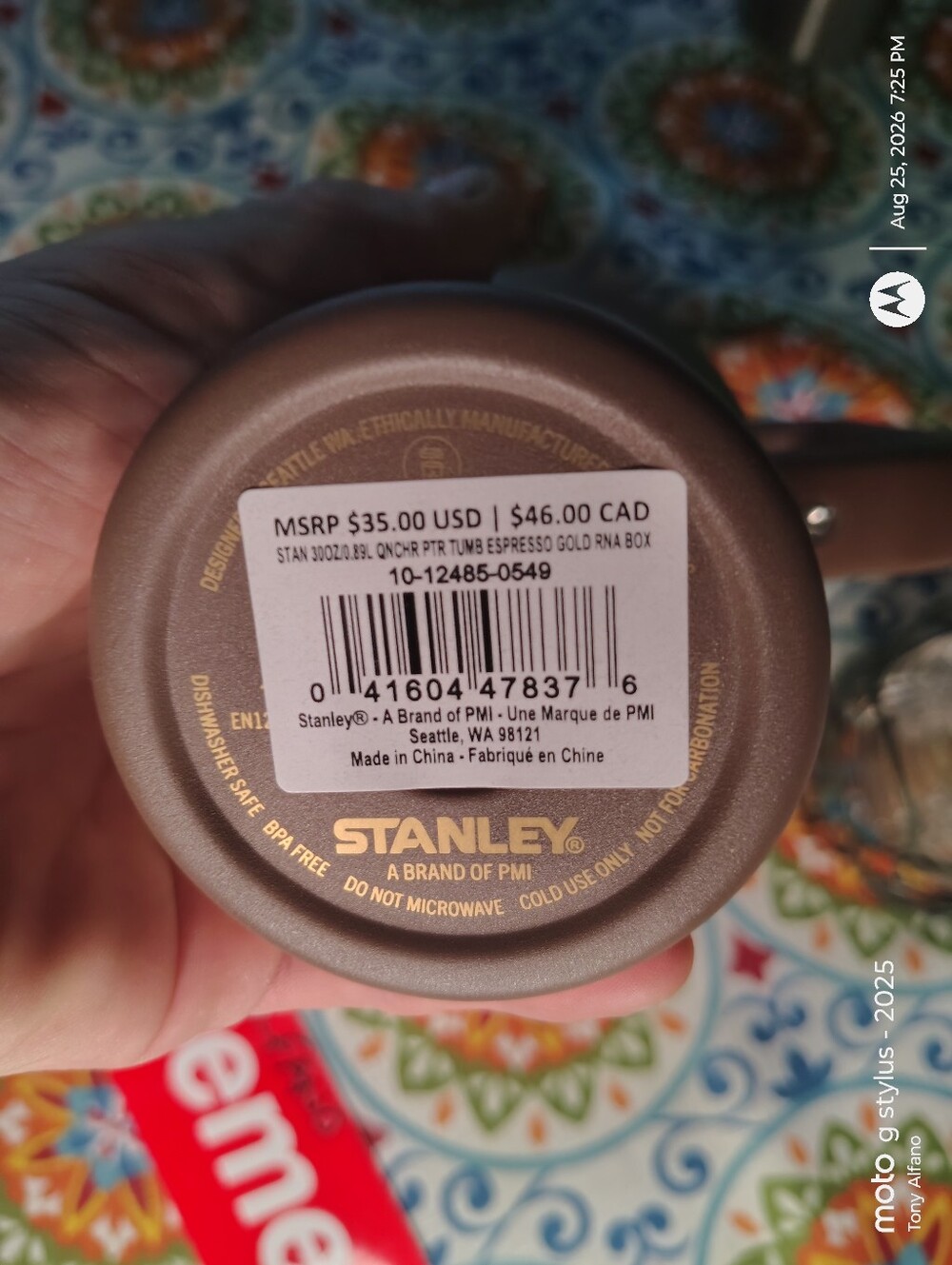 Stanley Espresso Gold 30oz Protour BNIB - In Hand Ships Fast - Picture 4 of 4